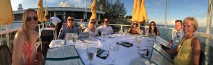 A superb evening on the dock at The Lighthouse Grand Cayman