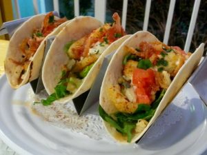 The best lion fish tacos on the island are at Eagle Rays in East End.
