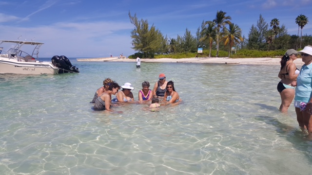 A leisurely visit with the starfish at Grand Cayman's Starfish Point