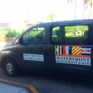 THE YACHT CLUB SHUTTLE RUNS ALL DAY FROM THE AIRPORT TO THE CLUB