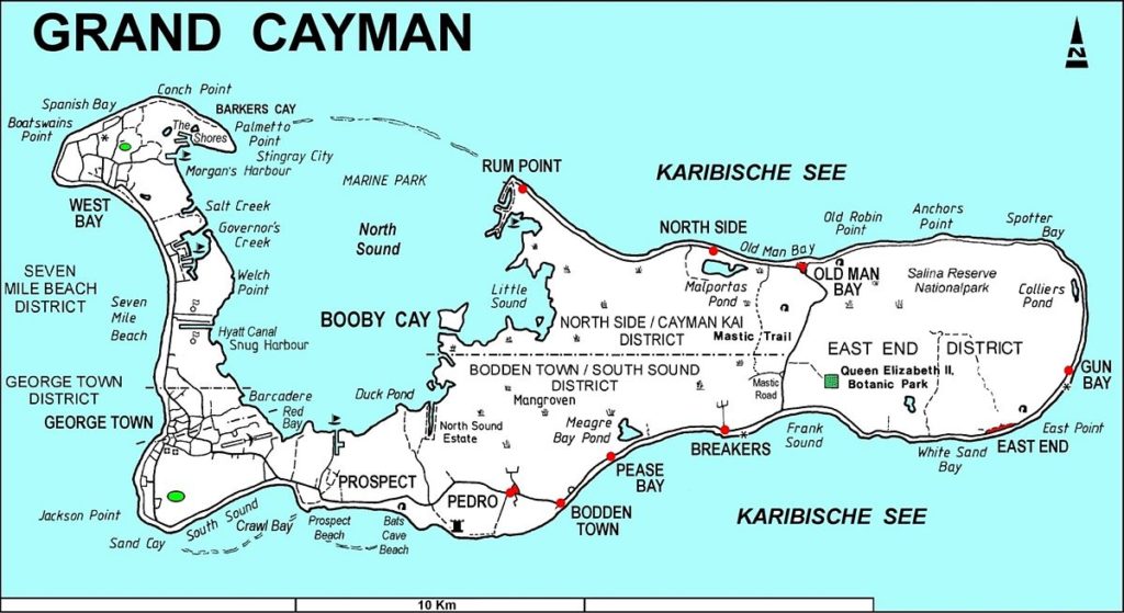 The Mastic Trail is centrally located on Grand Cayman.