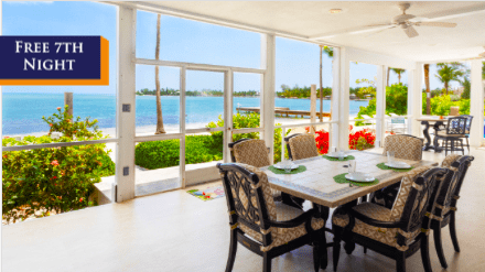 Oceanfront villa in Cayman Kai.